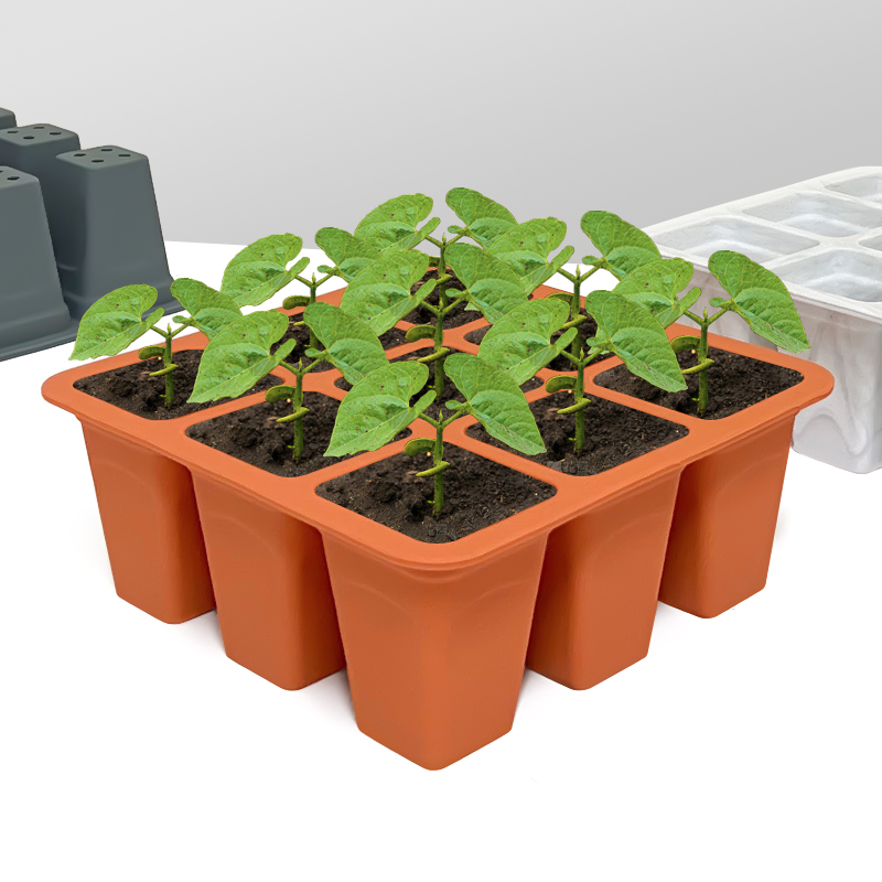 Seed Starter Tray - 9 Cell Silicone Vegetable Seed Starting