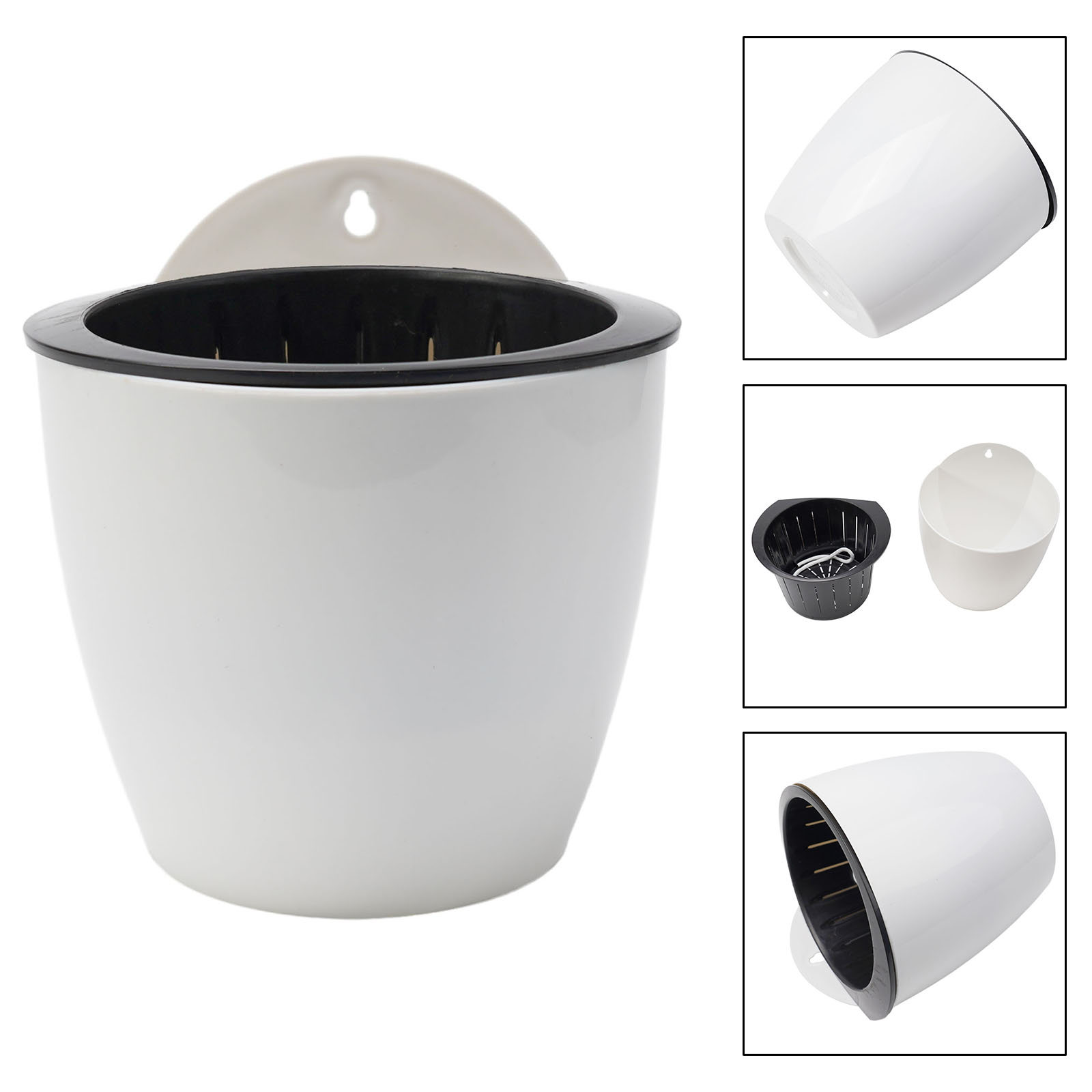 1X Wall-Mounted Flower Pot Aut - огляд і ціна Self Watering Planter